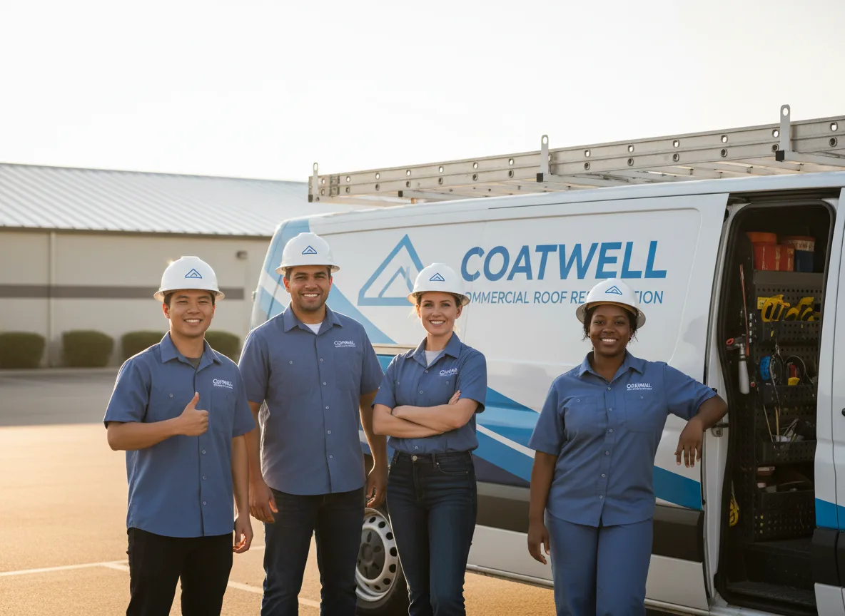 Commercial roof coating company in Evans, WA